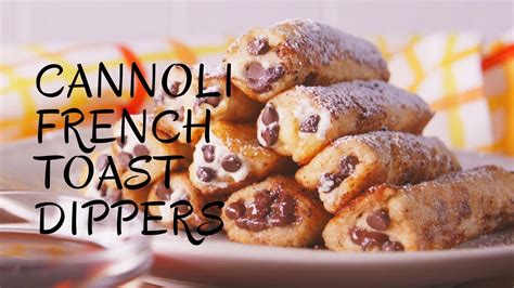 How To Make Cannoli French Toast Dippers Updated 2017 Youtube