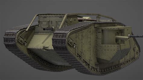 Mark Iv Male Heavy Tank 3d Model By Spycer42 12897b0 Sketchfab