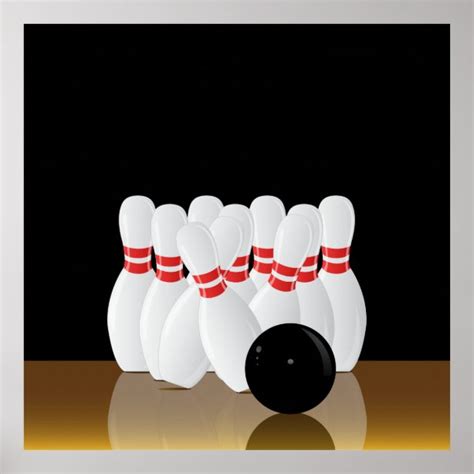 Ten Pin Bowling Posters And Prints Zazzle