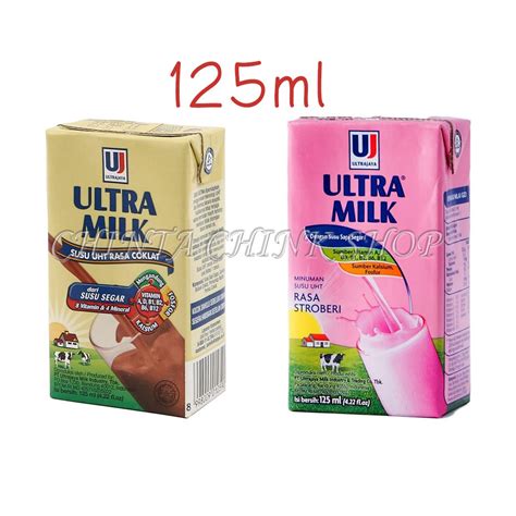 Gambar baru diunggah setiap minggu. Susu UHT Ultra Milk Kotak Varian Rasa 125ml | Shopee Indonesia