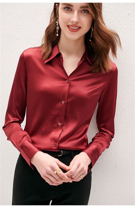 pin by etienne szigetvari on robe satin bow blouse stylish clothes for women red shirt outfits