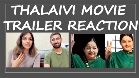 Thalaivi Trailer Reaction Video 4am Reactions Kangana Ranaut