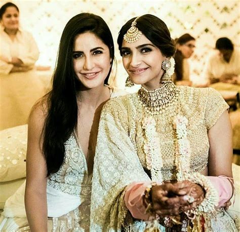 Katrina Kaif With Sonam Kapoor At The Latters Mehendi Ceremony