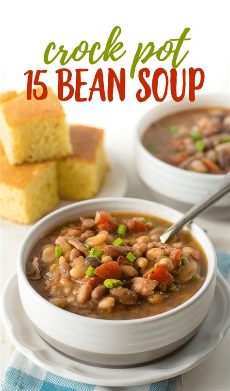 1 cup black beans in the crock pot. Crock Pot 15 Bean Soup Recipe - Ham and Beans Soup
