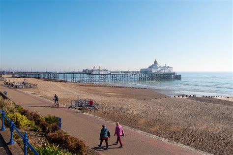 Eastbourne Pier In The Morning On A Sunny Day Eastbourne