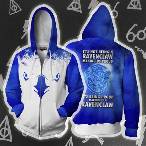 Its Being Proud Making Us A Ravenclaw Harry Potter Zip Up Hoodie