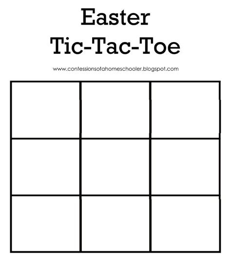 Printable Tic Tac Toe Game Sheets