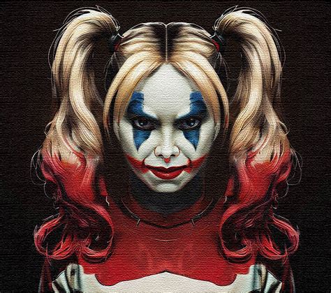Harley Quinn Portrait On Behance