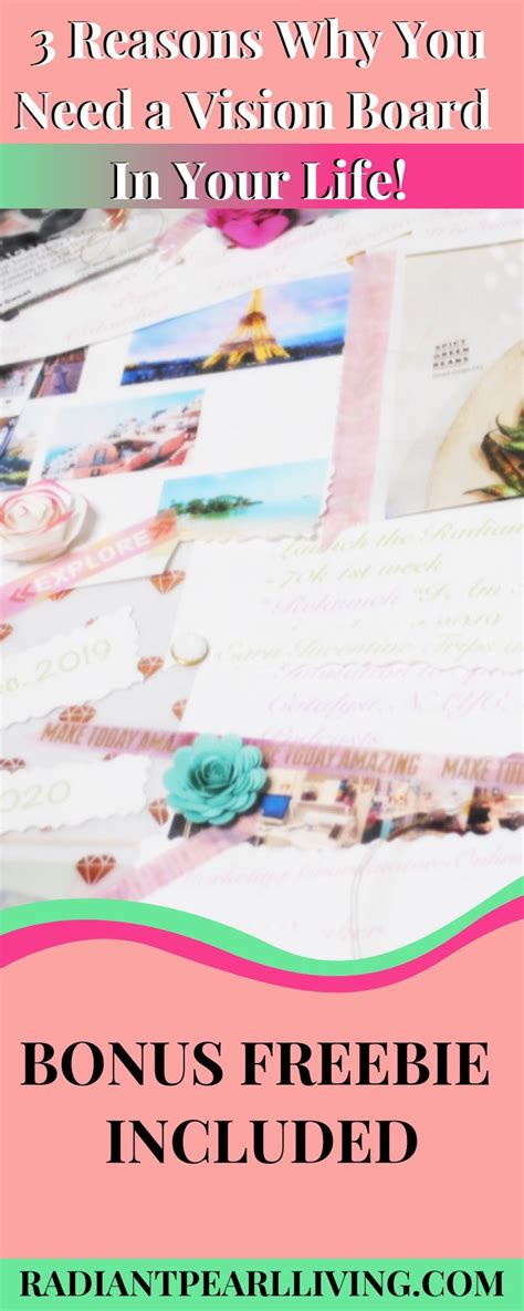 How To Create A Vision Board Goal Setting Checklist Radiant Pearl