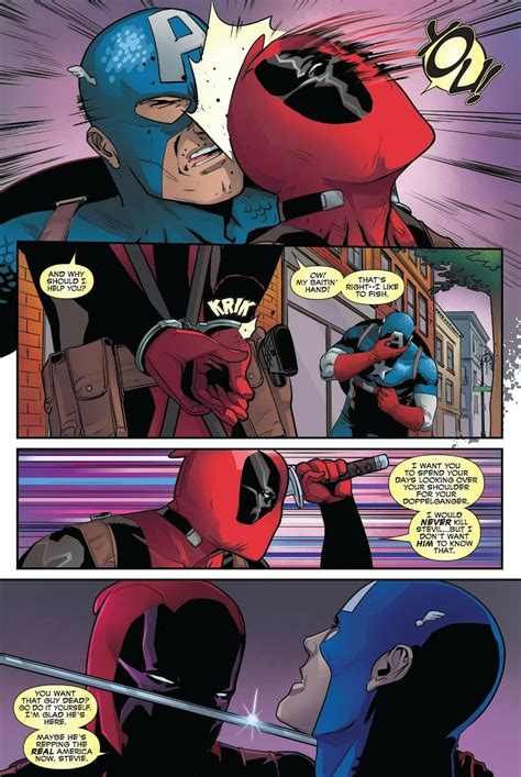 Captain America Vs Deadpool Despicable Deadpool296 Marvel Comics