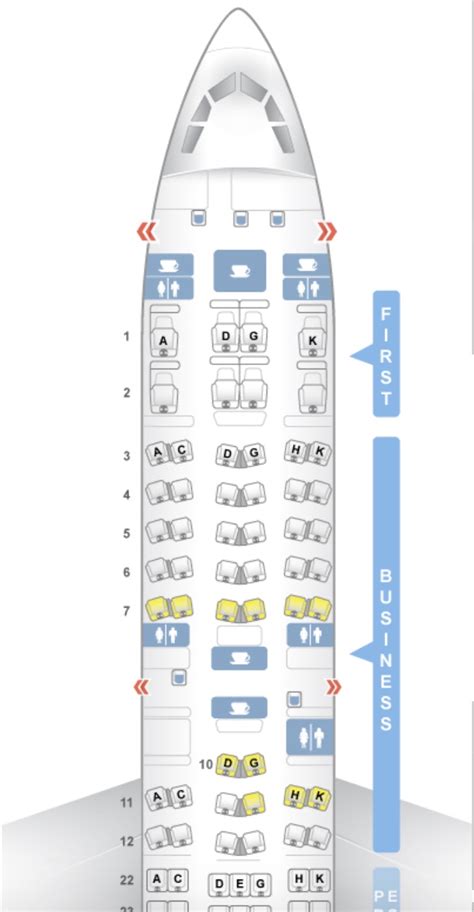 Lufthansa Airbus A340 600 Seat Map