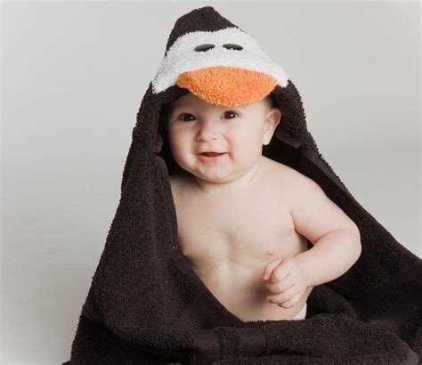 Animal Hooded Towels For Children Penguin Hooded Towel 35 10 Shipping