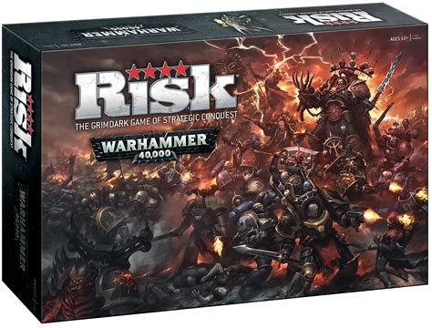 Risk Warhammer 40000 Board Game Based On Warhammer 40k From Games