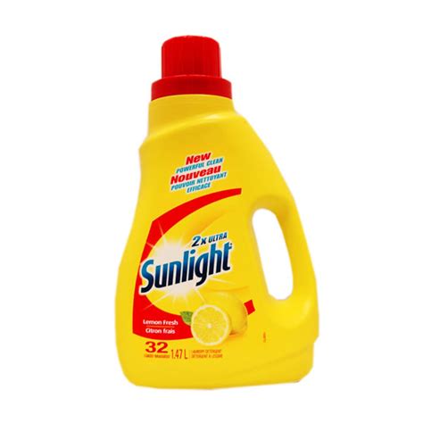 2x Ultra Sunlight Laundry Detergent Lemon Fresh