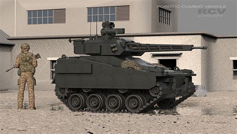 Rcv Robotic Combat Vehicle Concept On Behance