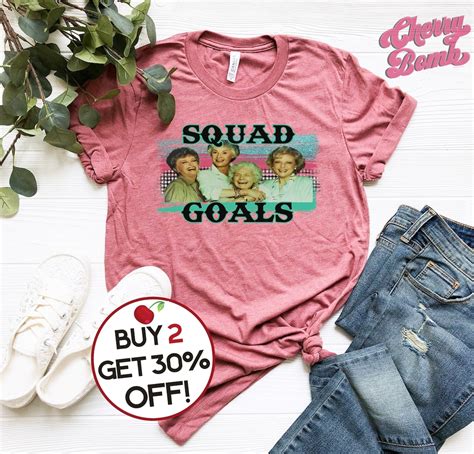 Golden Squad Goals T Shirt Shady Pines Photo Tshirt Stay Etsy