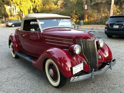 1936 Ford Roadster Convertible With Rumble Seat Classic Ford Roadster