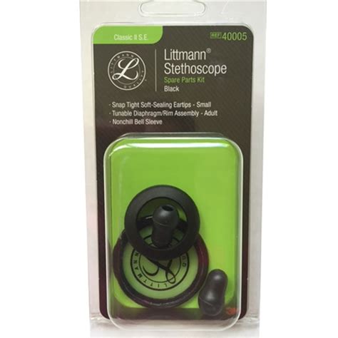 Littmann Stethoscope Spare Parts Kit Classic Ii Se Black 40005