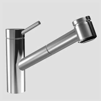 Pull down kitchen faucet description: KWC 10.271.033.700 Suprimo One Handle Pull-Out Spray ...