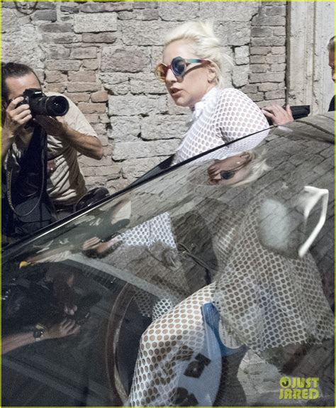 Lady Gaga Wears A Completely Mesh Jumpsuit In Italy Photo 3415821