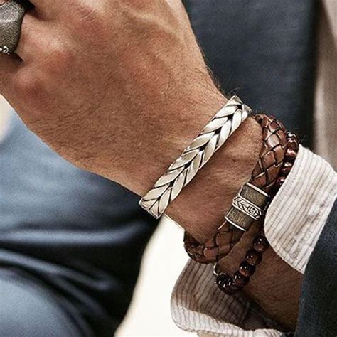 Strong Titanium Braided Rope Style Bracelets For Guys Bracelets For
