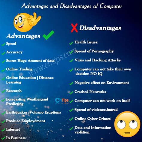 The radiation and the wire cable of the internet connected with the computer the above are the main advantages and disadvantages of computer points. Top 10 Advantages And Disadvantages of Computer System