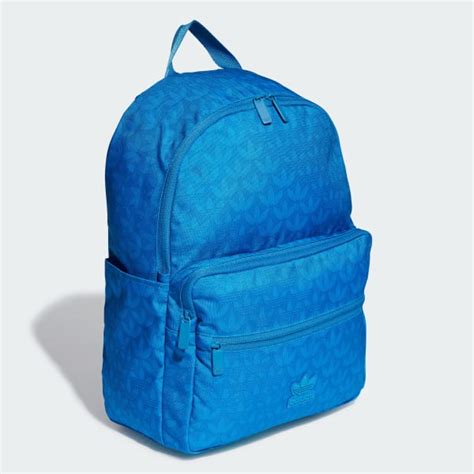 Adidas Monogram Classic Backpack Blue Adidas Uk