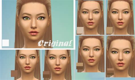 My Sims 4 Blog Extra Freckles Non Default Skin Details By Kellyhb5
