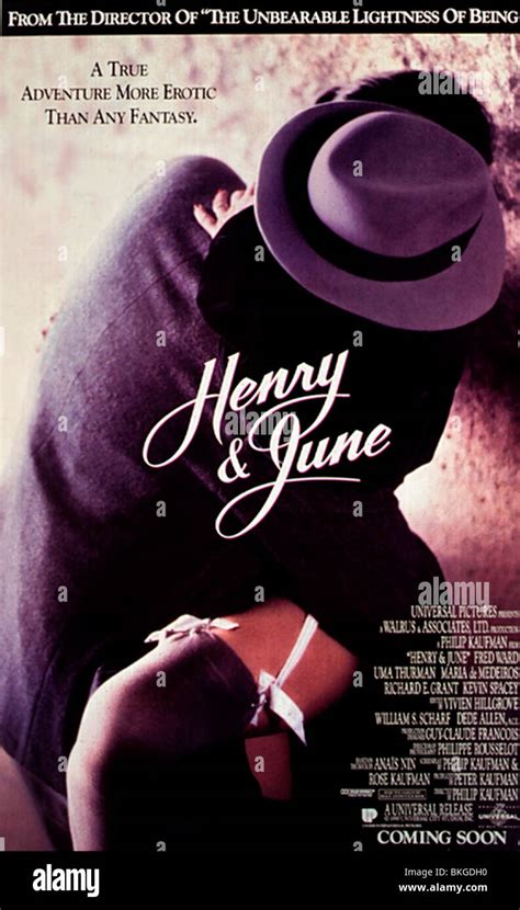 Henry And June 1990 Henry And June Alt Poster Hnj 027 Os Stock Photo