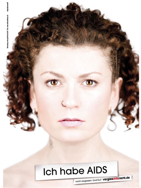 Human immunodeficiency virus infection and acquired immunodeficiency syndrome (hiv/aids) is a spectrum of conditions caused by infection with the human. No Angel Lucy für die Kampagne „Vergiss AIDS nicht ...