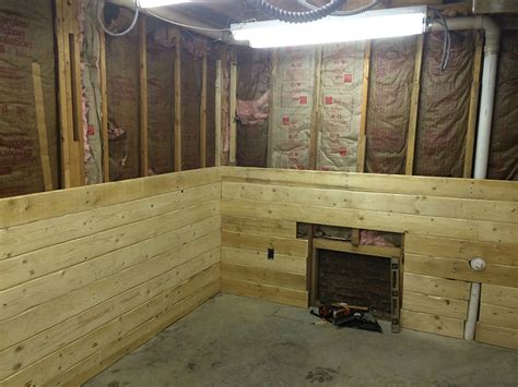 Squint to block out colors and details. This Guy Spent $100 Turning A Basement Room Into A Rustic ...