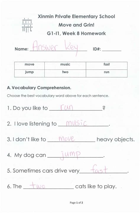 The Daring English Teacher Worksheets Answer Key