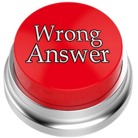 Wrong Answer Button Appstore For Android
