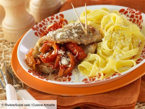 Languettes de veau à litalienne recette sur Cuisine Actuelle