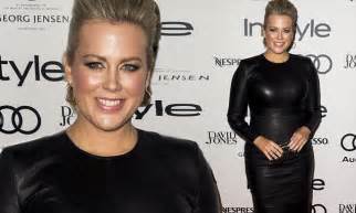 Samantha Armytage Reveals Her Raciest Look Ever Showing Off Her Sexy Curves In Skintight Leather