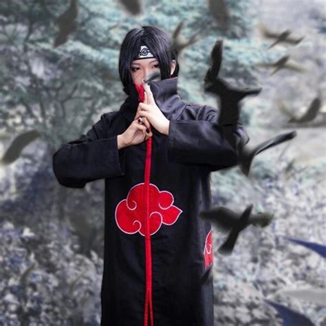 Naruto Akatsuki Cloak Robe Jacket Coat Cosplay Costume Cloth Hobbies Toys Toys Games On