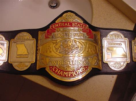 Nwa Central States Tag Team Champions Nwa Wwe Belts Pro Wrestling