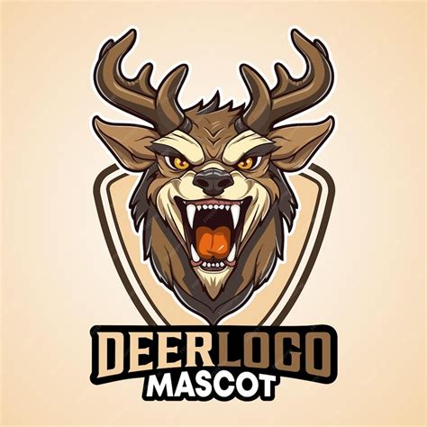 Premium Vector Deer Mascot Logo Design Deer Vector