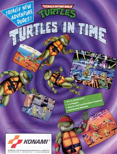 Teenage Mutant Ninja Turtles Turtles In Time Arcade Gamerip 1991