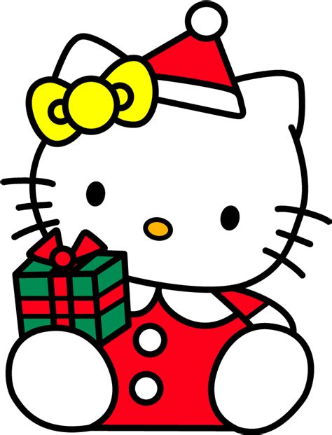 Christmas Cat Clip Art Clipart Panda Hello Kitty De Navidad Png
