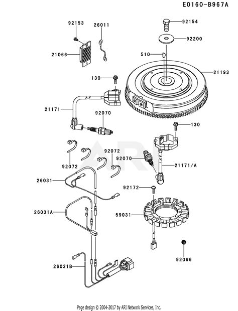 Kawasaki FX751V-HS07 4 Stroke Engine FX751V Parts Diagram for ELECTRIC