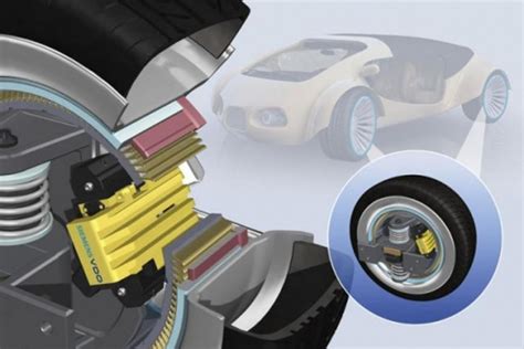 Siemens Vdo Visualises The Electric Wheel Hub Motor