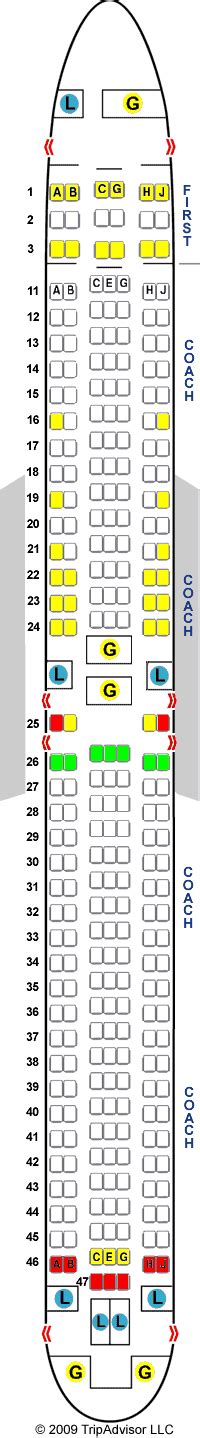 Seat Map Aerolineas Argentinas Airbus A Hawaiian Airlines Map