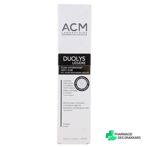 Soin hydratant anti âge ACM Duolys Légère
