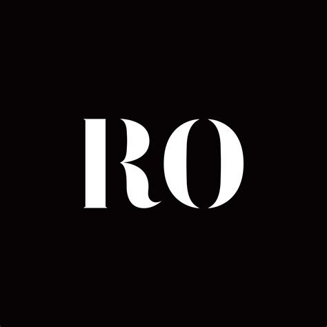 Ro Logo Letter Initial Logo Designs Template 2767977 Vector Art At Vecteezy
