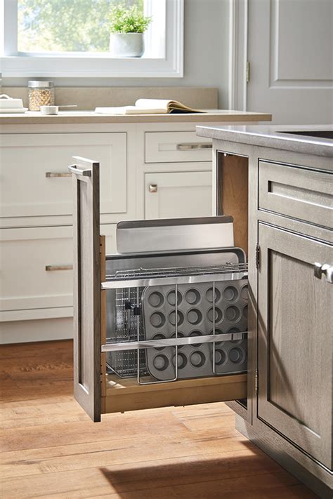 Roll out trays for kitchen cabinets. Roll-out Tray Divider - Schrock Cabinetry