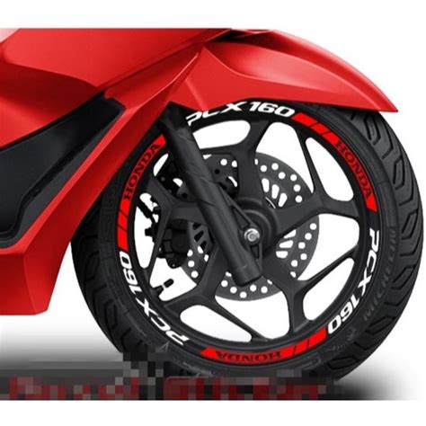 New PCX Rims Stickers PCX Resing Stickers Cool Motorcycle Wheel Stickers Shopee