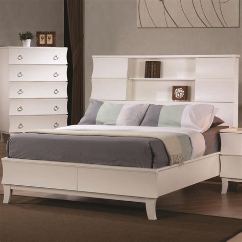 Coaster Holland King Casual Bookcase Bed In White 202290ke