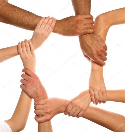 Human Hands Showing Unity — Stock Photo © Billiondigital 118556368