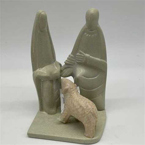 Soapstone Holy Nativity Set Made In Kenya Ebay